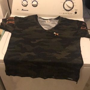 Vs PINK Bling Camo shirt